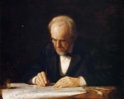 托马斯 伊肯斯 : The Writing Master, The Artist Father